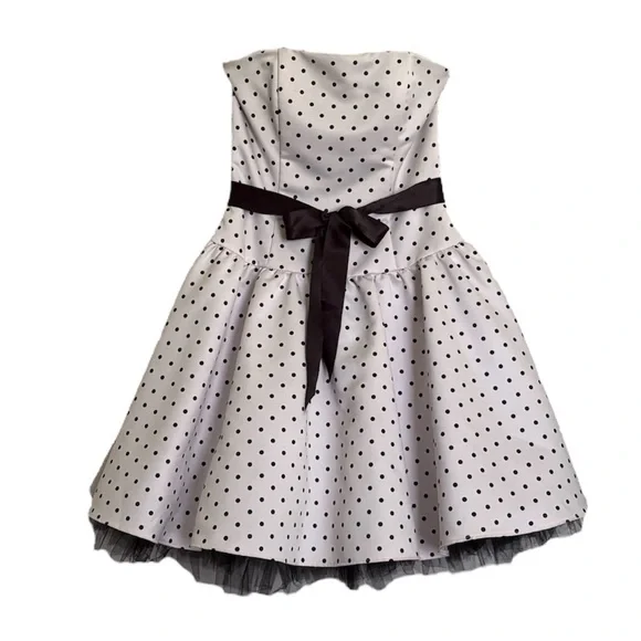 Jessica McClintock Vintage Strapless Party Cocktail Dress - Picture 2 of 14